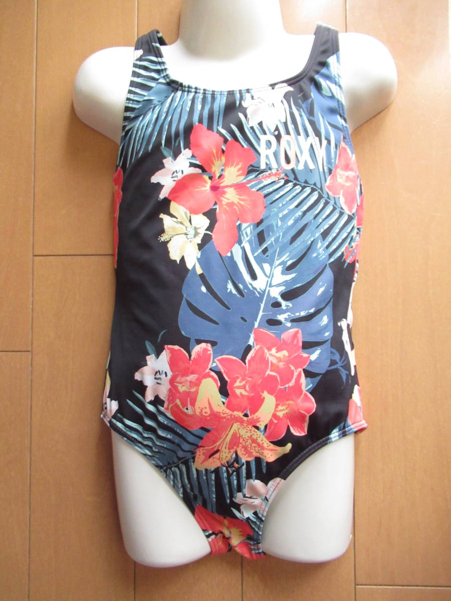 * хорошая вещь * ROXY купальный костюм плавание одежда One-piece ребенок девочка 120cm SW8908