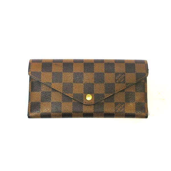 ルイヴィトン LOUIS VUITTON N63018 ポルトフォイユ・ジョゼフィーヌ 長財布 ダミエ【送料無料】中古品 used ABの画像1