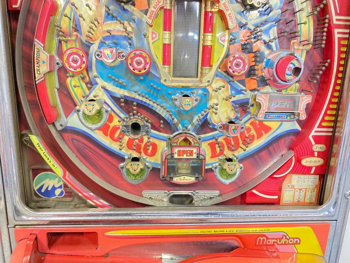 9/075 ジャンク品 パチンコ台 ゴーゴーダック マルホン レア 当時物