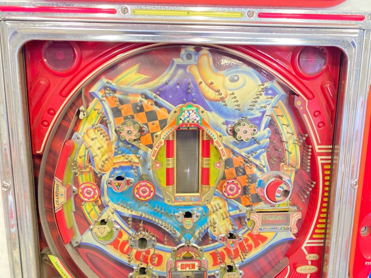 9/075 ジャンク品 パチンコ台 ゴーゴーダック マルホン レア 当時物