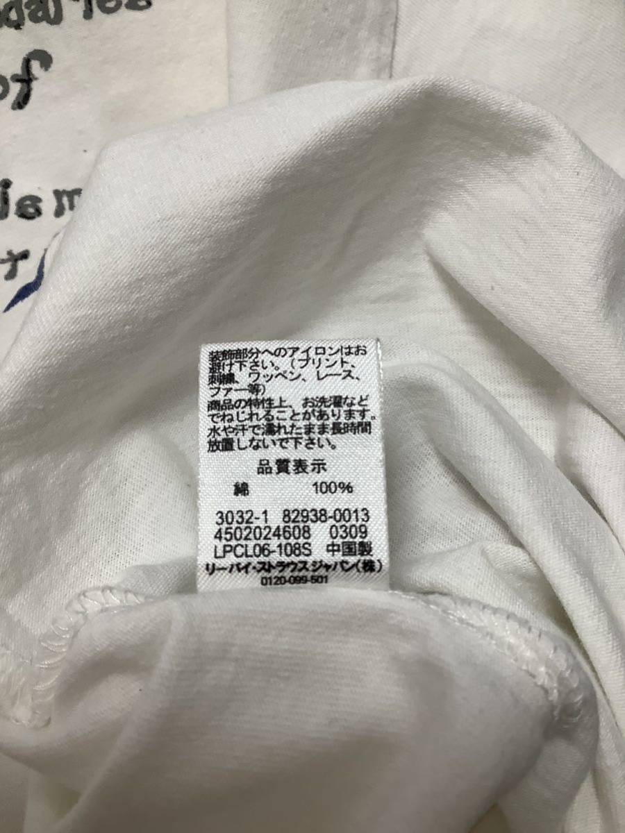 levi's リーバイス　REDTAB レッドタブ　プリントTシャツ　半袖Tシャツ　アメカジ　デニムブランド　古着　メンズ　 L_画像4