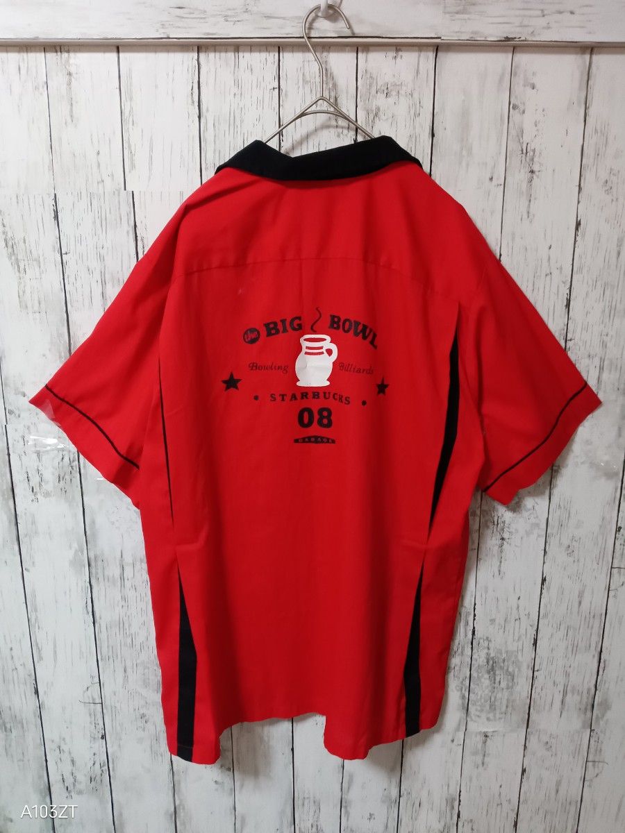 激レア90Sヒルトン ボーリングシャツ Mサイズ赤 Red RS刺繍 半袖 激レア90Sヒルトン ボーリングシャツ Mサイズ赤 Red RS刺繍 半袖
