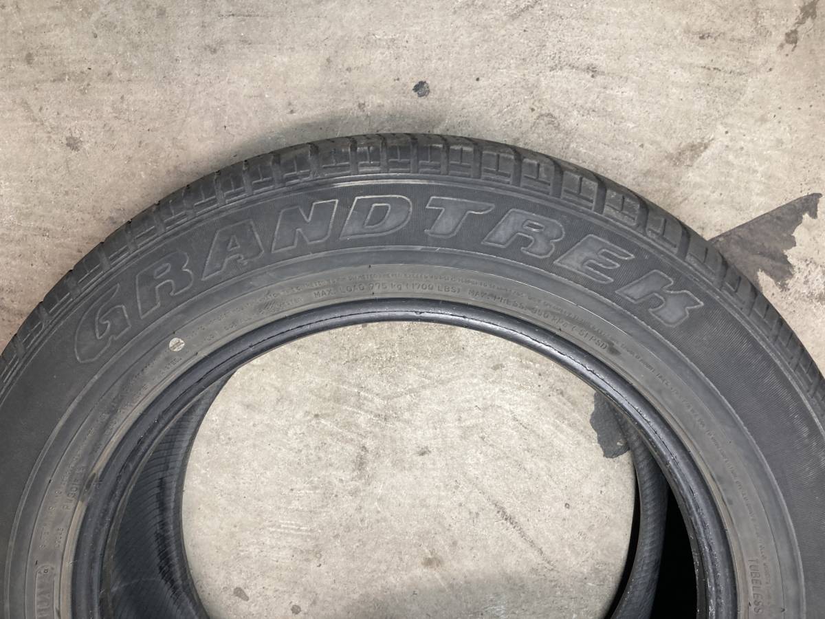 225/60R17 225/60-17 225-60-17 DUNLOP GRANDTREK ２本 サマータイヤ エクストレイル フォレスター 17インチ アルファード ヴェルファイア_画像5