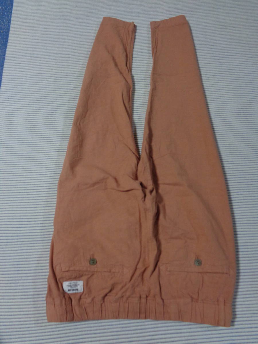 linen лен 55%/ стоимость доставки 210 иен /3 размер /BAYFLOW Bay поток / брюки-чинос / стрейч легкий брюки / лодыжка брюки / orange цвет 
