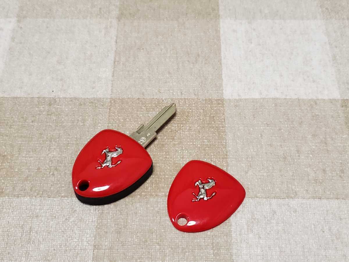  очень редкий! обе стороны лошадь эмблема specification Ferrari запасной ключ болванка ключа 360/355/348/512TR/F512M/550/456/ Testarossa 458 look ключ ключ 