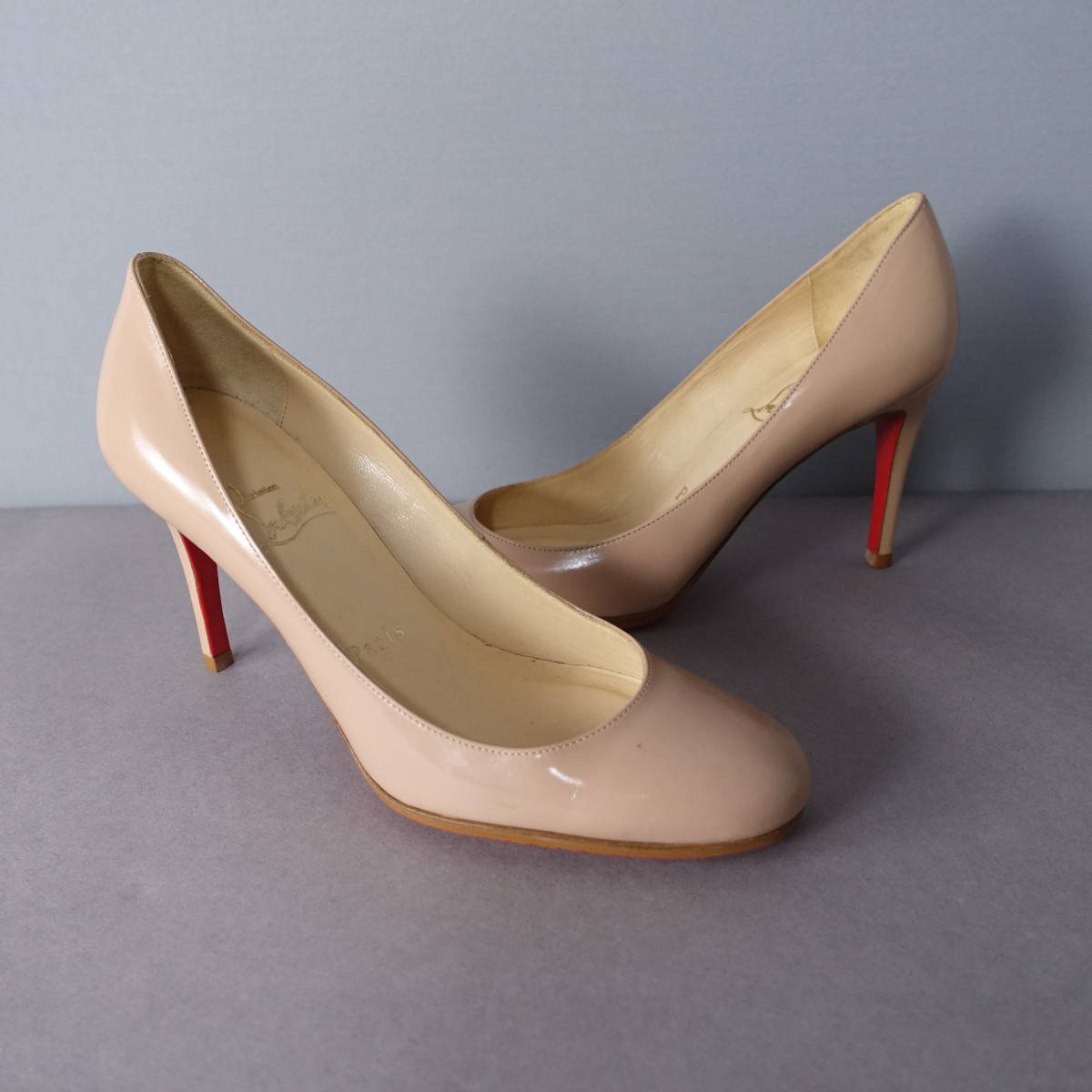 christian louboutin ヒール パンプス 22.5ｃｍ ベージュ-