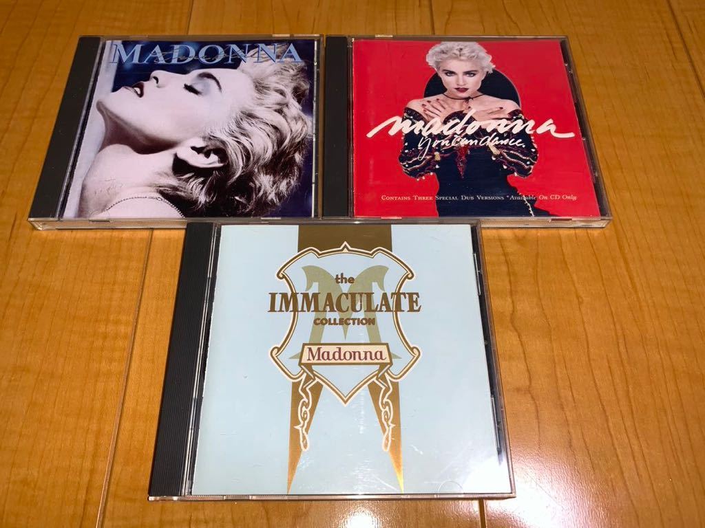 【中古CD】マドンナ / Madonna アルバム3枚セット / True Blue / You Can Dance / The Immaculate Collection_画像1