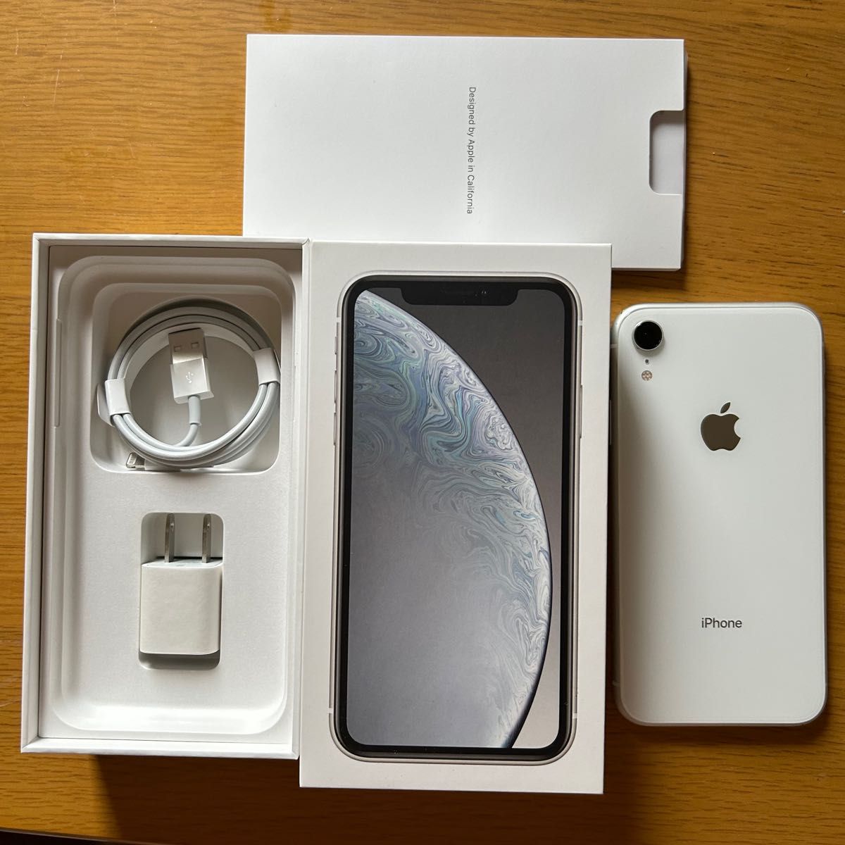 iPhone XR 256gb SIMフリー 白 ホワイト - スマートフォン本体
