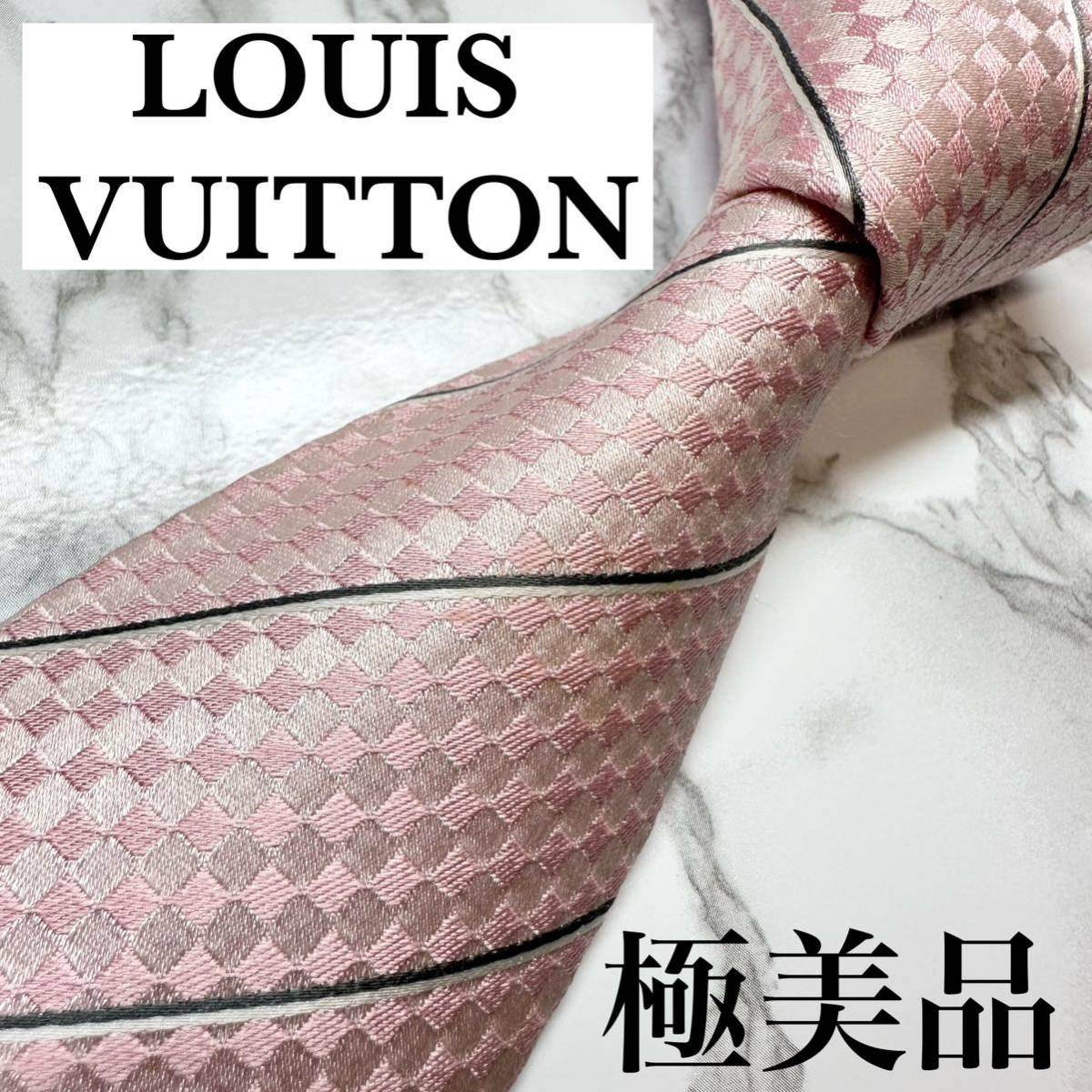 未使用 Louis Vuitton ネクタイ モノグラムストライプ | www