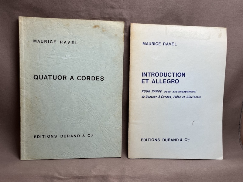 洋書 楽譜 スコア　　MAURICE RAVEL EDITIONS DURAND&Cie