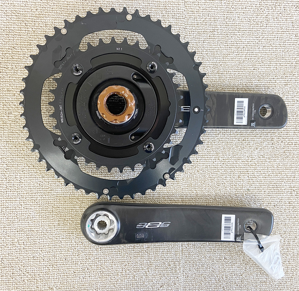 激安通販の 新品!!パワーメータークランク!! FSA カーボン 2x11速