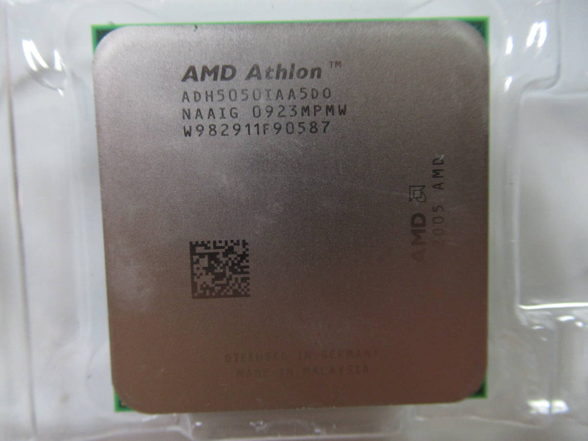 [CPU] Athlon X2 Dual-Core 5050e SocketAM2 /送料無料 2008 AMD TDP45W 2.6GHz 低消費電力 ADH5050IAA5DO_画像3