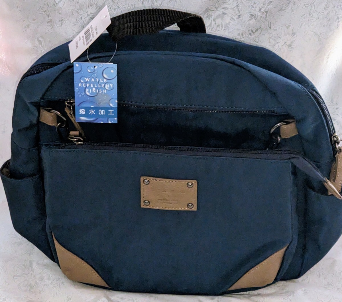 即決 未使用◇3WAY デイバッグ 6490円、ショルダーポーチ付　PRIMU CRESCENT　タグ付/美品　撥水加工　レディース　(宅急便)