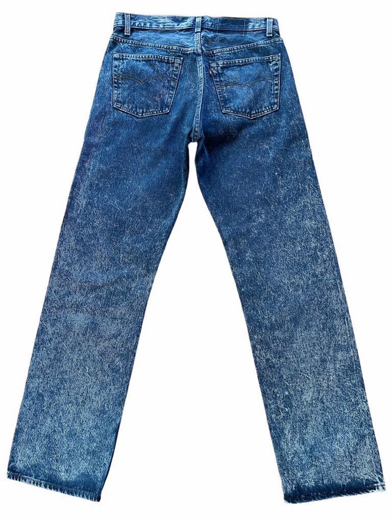 ●●vintage 88年 us製 Levi's リーバイス 501 ケミカルウォッシュ w33 （w81l78.5）●●_画像5