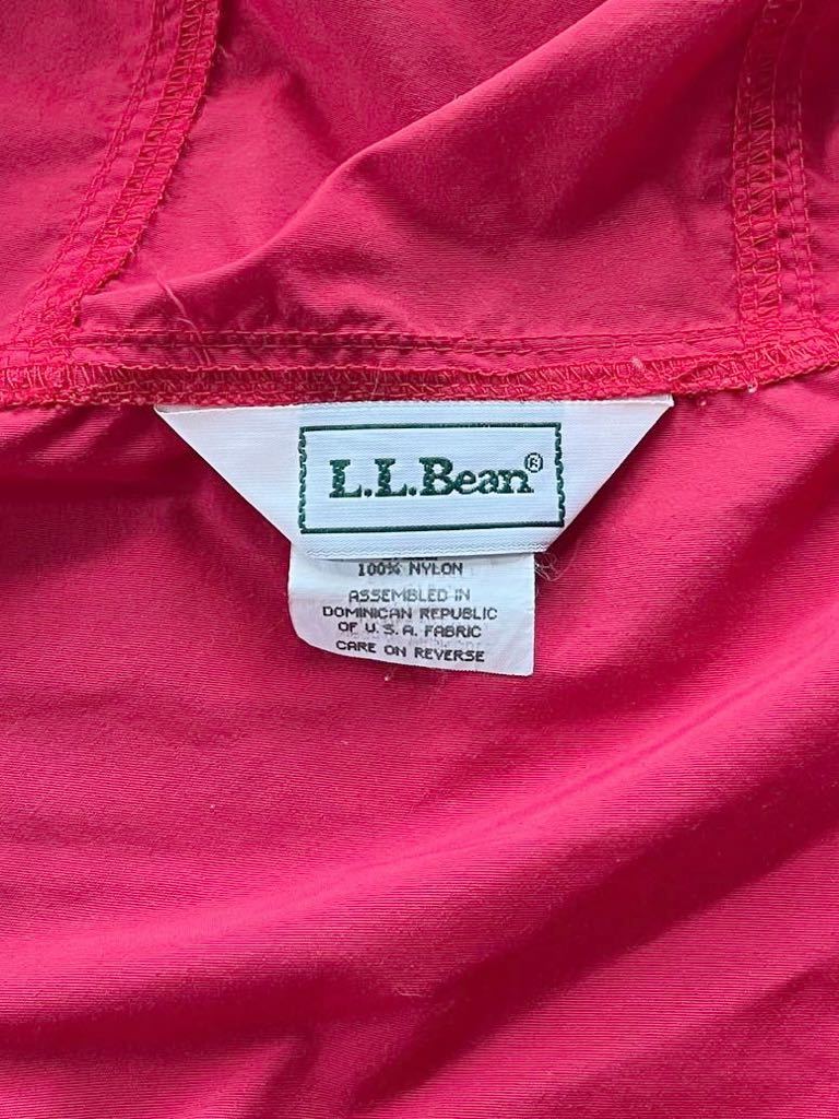 ●●vintage L.L.Bean エルエルビーン PO アノラックパーカー 赤●●_画像5