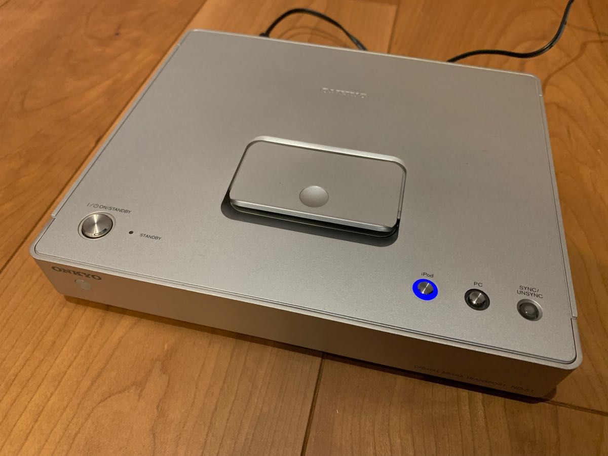 ONKYO iPod Dock搭載 デジタルメディアトランスポート ドック ND-S1(S) シルバー 美品完品