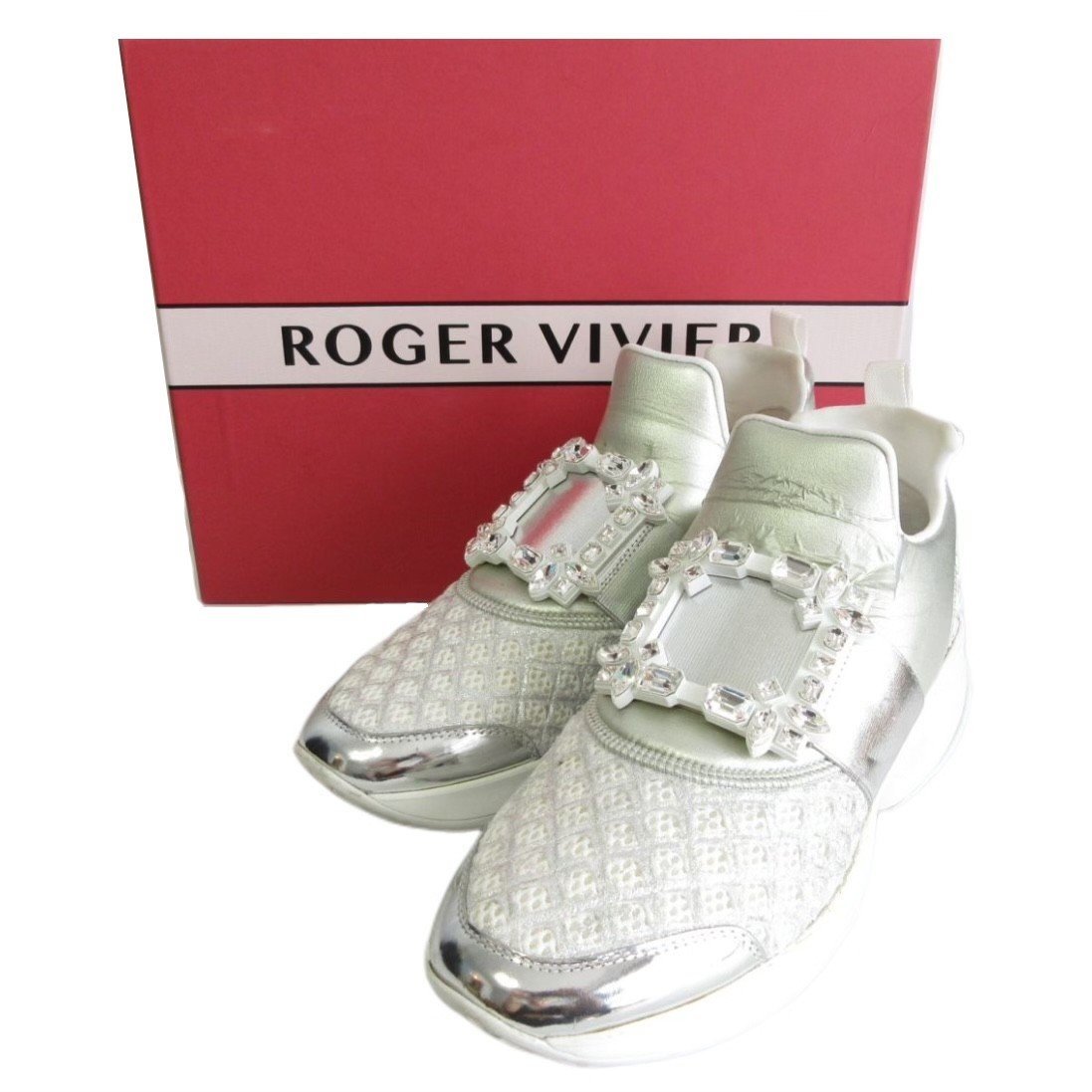 送料込】 ビジュー ロジェヴィヴィエ VIVIER ROGER クリスタルバックル