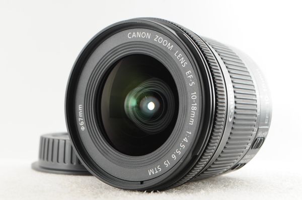 [美品] Canon キャノン EF-S 10-18mm f/4.5-5.6 IS STM #0321