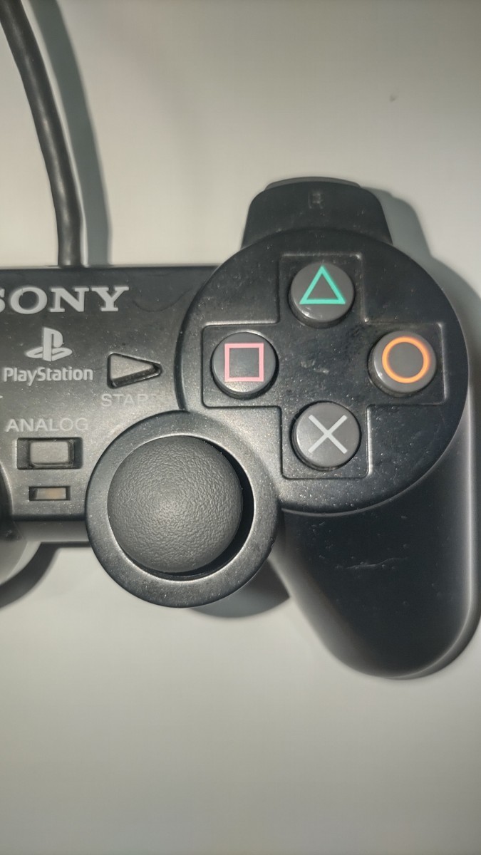 PS2 プレステ2 SONY コントローラー 純正 ブラック ①の画像3