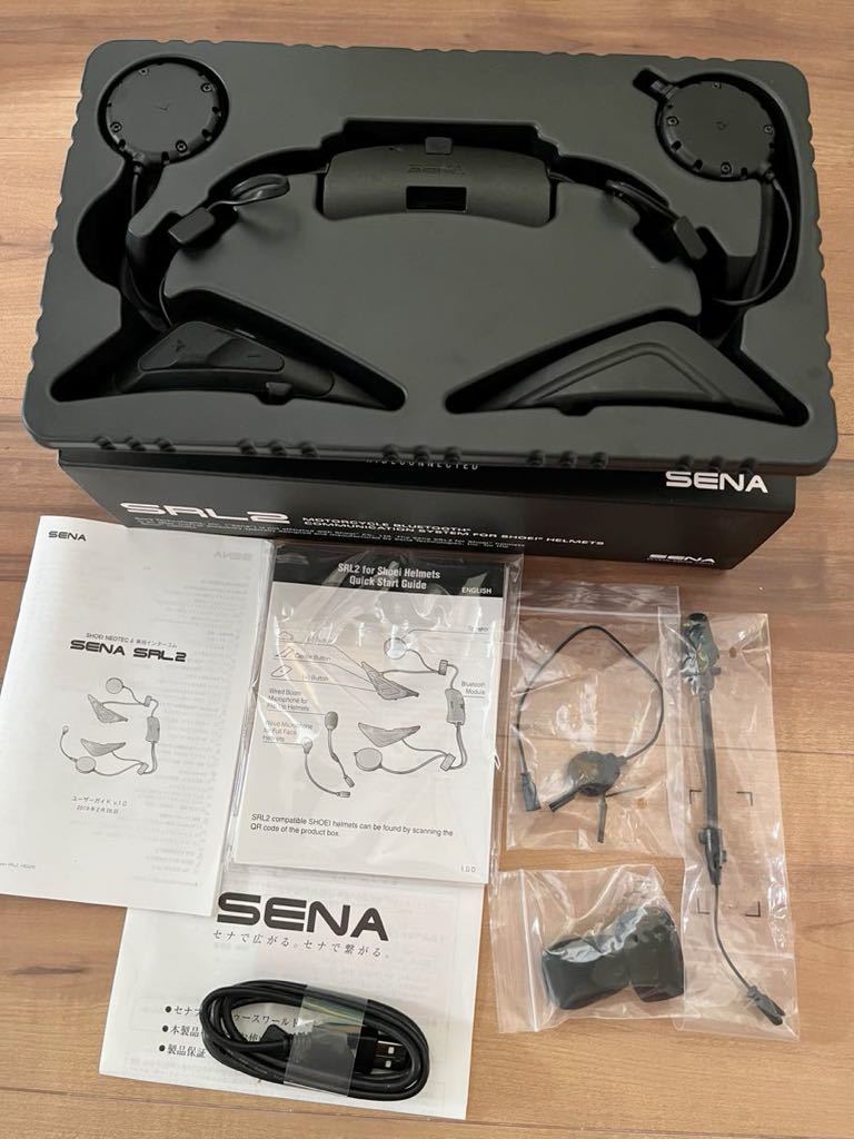 SENA セナ SRL2 国内正規品 Bluetooth インカム 日本語 未使用付属品