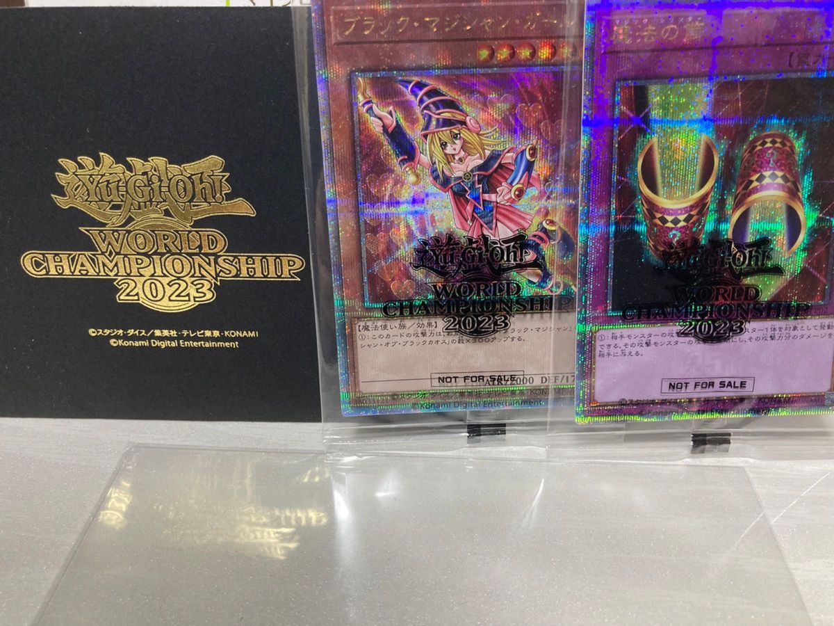 遊戯王　ブラック・マジシャン・ガール　魔法の筒　25th wcs2023 入場特典　配布