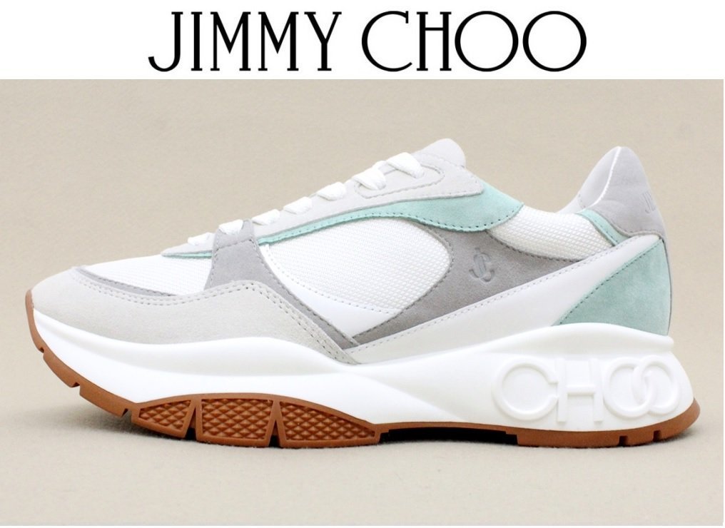 完璧 12万新品◇41=26cm◇JIMMY CHOOジミーチュウ◇チャンキー
