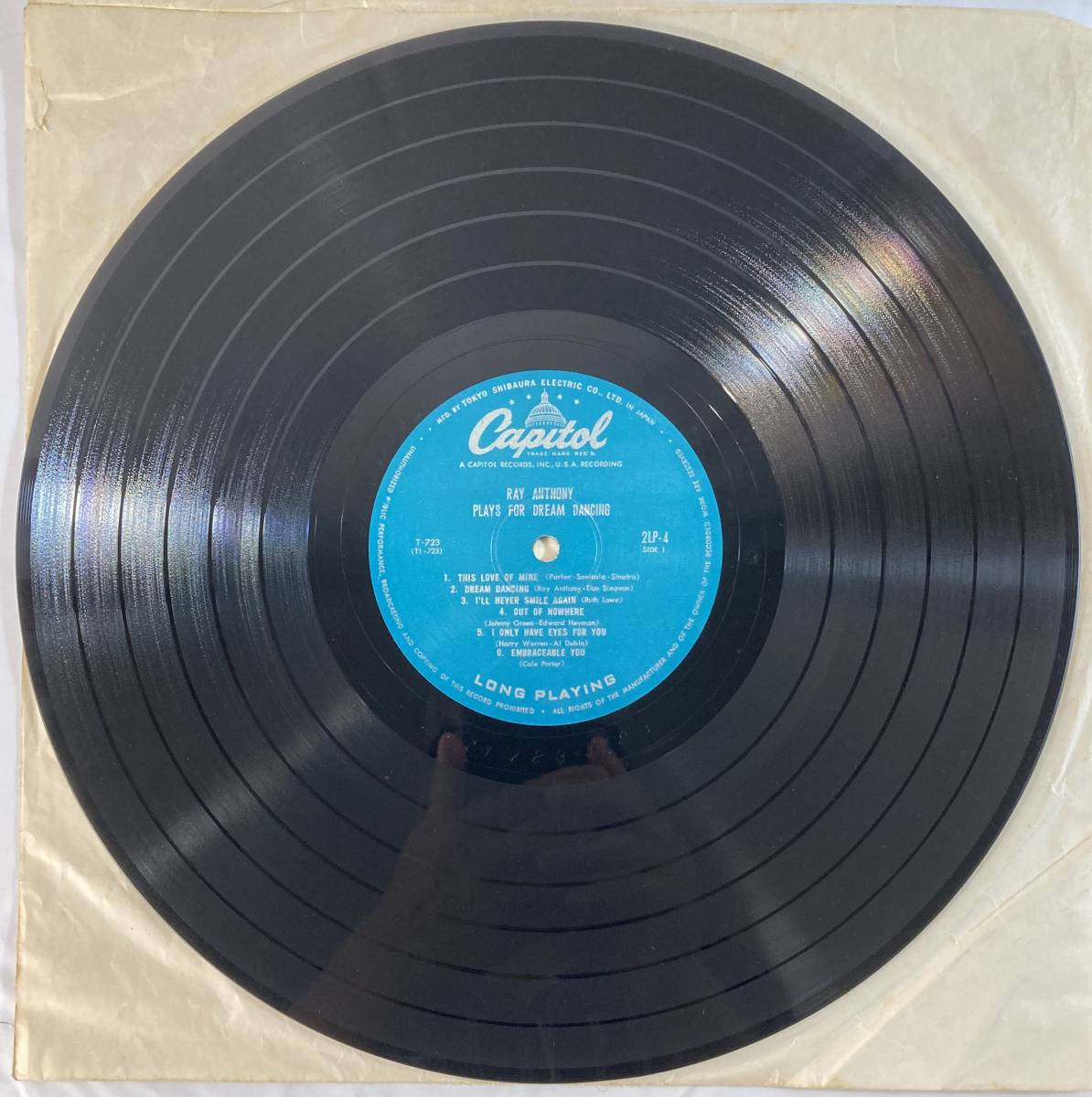  Ray * Anthony (Ray Anthony) / Dream * Dan singPlays for Dream Dancing записано в Японии LP TO 2LP-4 масса запись obi нет 