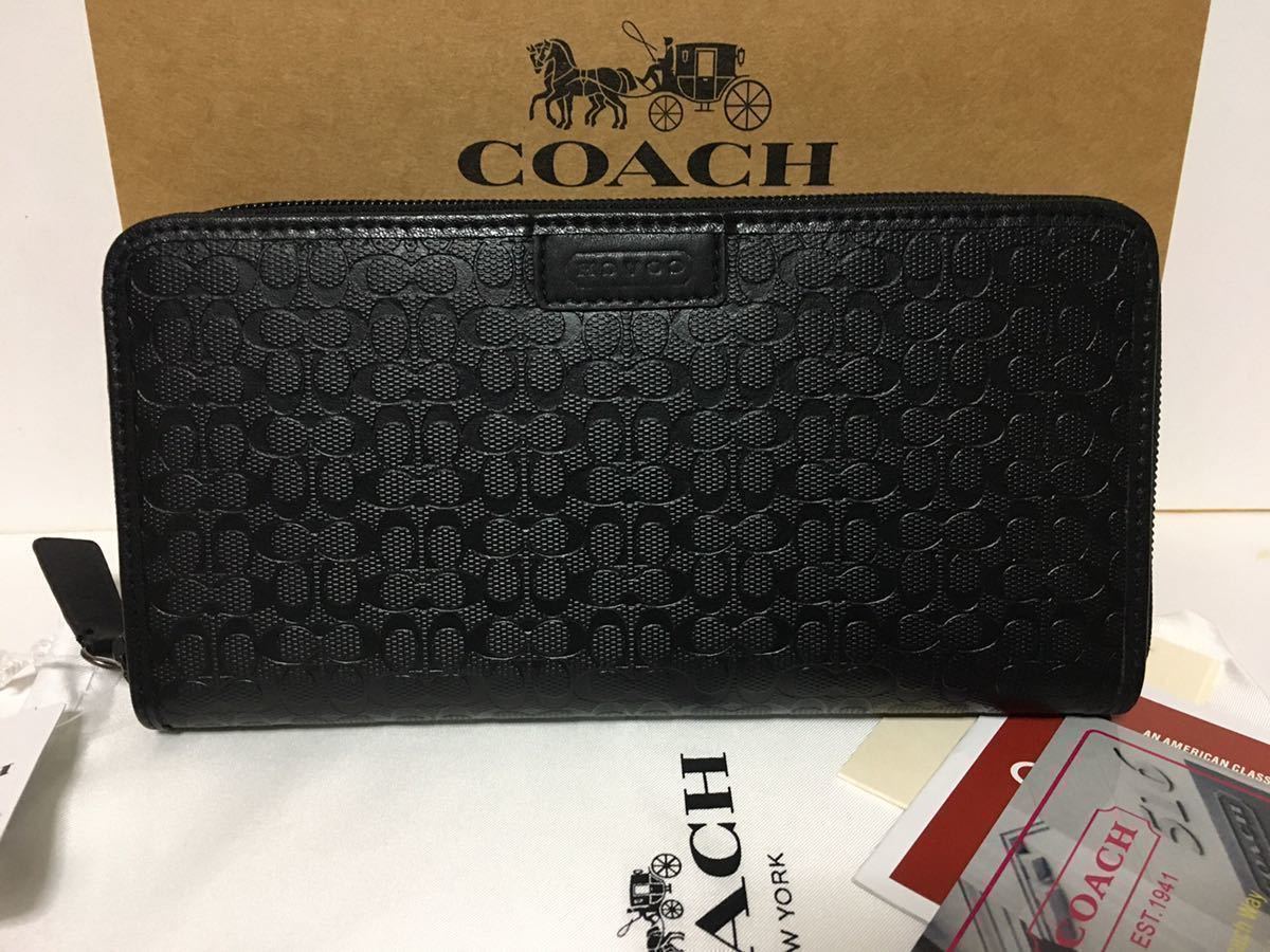 新品-未使用】コーチ COACH 長財布メンズ F74546-