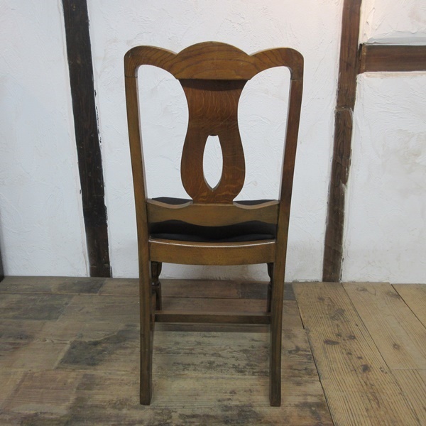 イギリス アンティーク 家具 ダイニングチェア 椅子 イス バルボスレッグ 店舗什器 木製 オーク 英国 DININGCHAIR 4326e_画像5