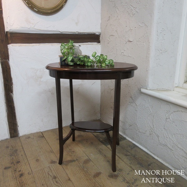 イギリス アンティーク 家具 オケージョナルテーブル サイドテーブル 店舗什器 木製 マホガニー 英国 SMALLTABLE 6354d