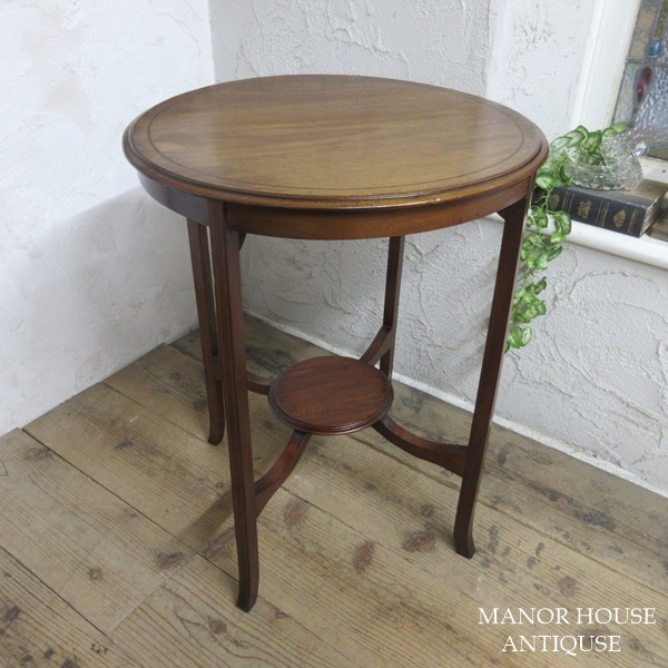 イギリス アンティーク 家具 オケージョナルテーブル サイドテーブル 店舗什器 木製 マホガニー 英国 SMALLTABLE 6353dの画像5