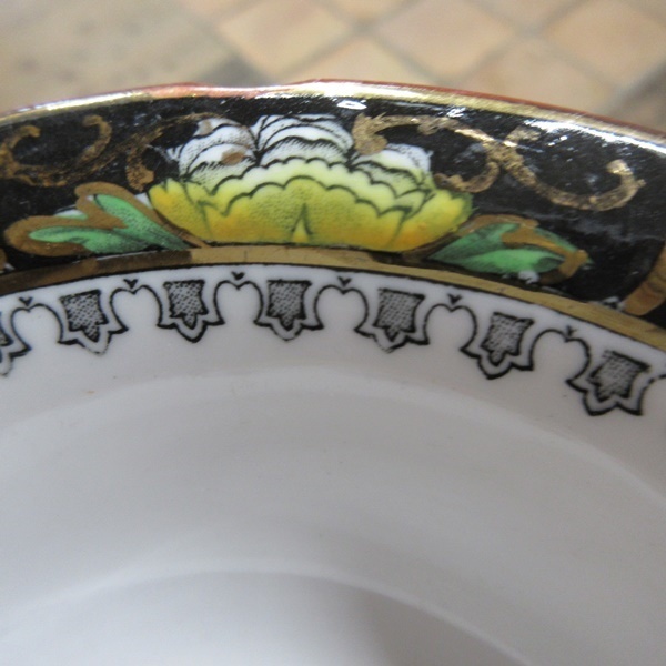 イギリス製 Royal Stafford サラダボウル シリアルボウル ボウル ハンドペイント ヴィンテージ雑貨 英国 tableware 1161sc_画像7