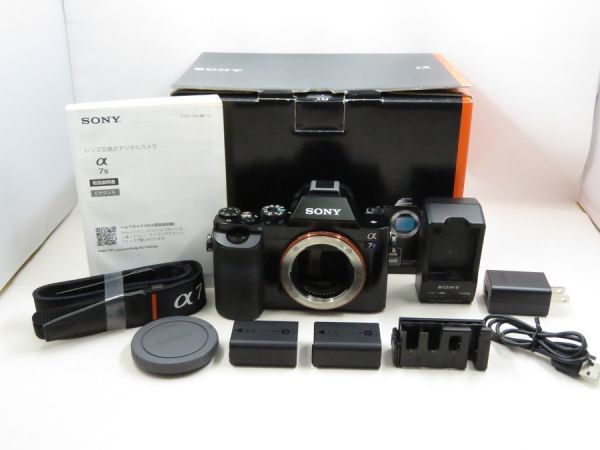 信頼 [20605W5]☆完動品☆SONY 元箱付き ボディ α7S ソニー