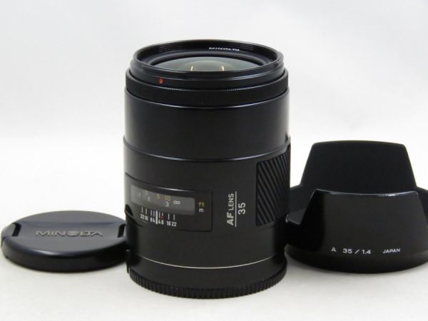 初回限定】 [20681V1]☆ほぼ新品級☆MINOLTA AF 35mm F1.4 SonyA 初期