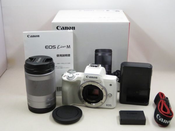 [21119V5]★極上美品★CANON EOS Kiss M EF-M 18-150mm IS STM レンズキット 元箱付き_極上美品です！!
