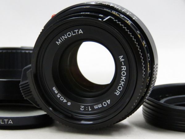 ☆新品級美観☆MINOLTA M-ROKKOR 40mm F2-