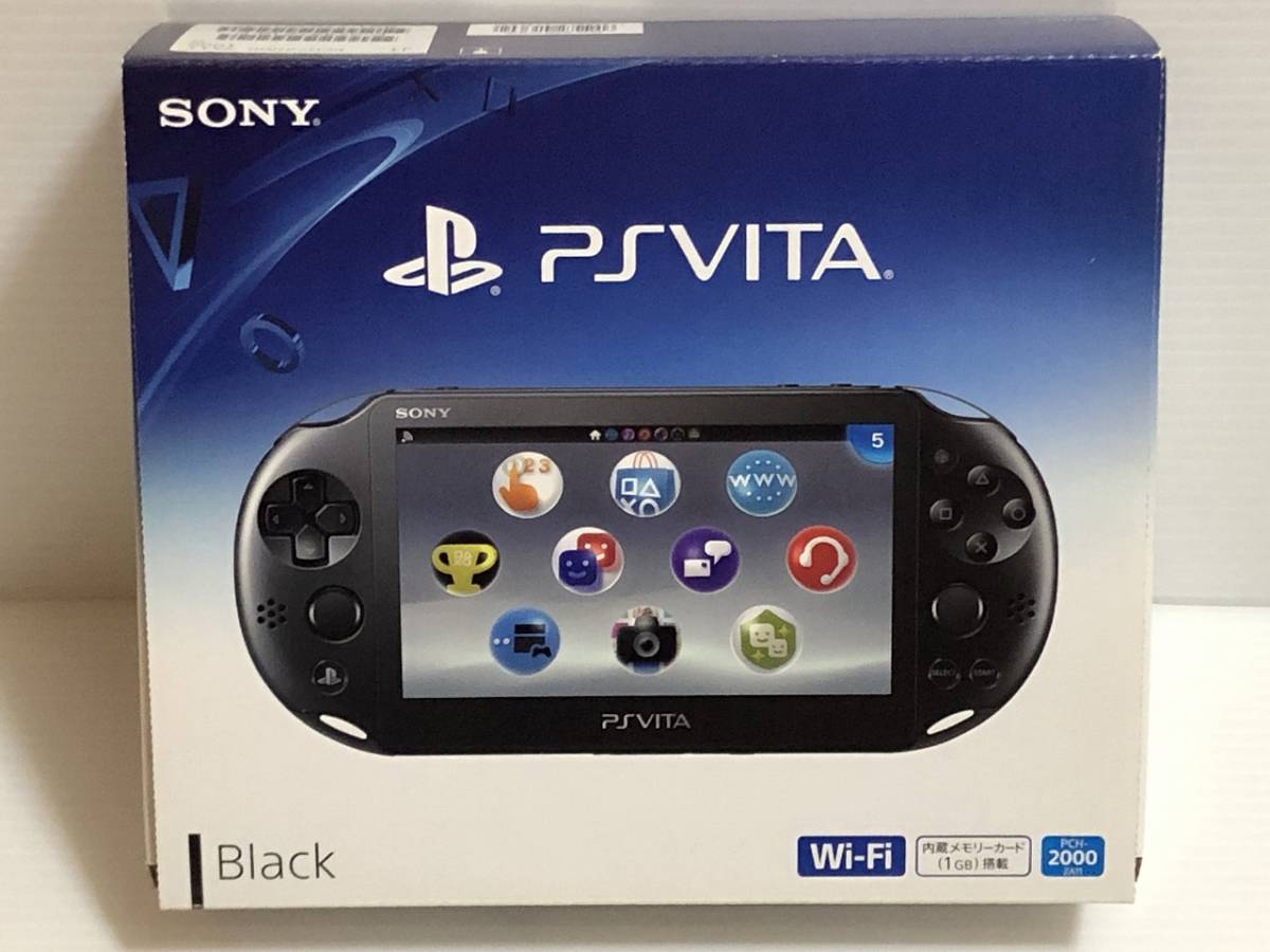 PS Vita 中古 本体 ブラック PCH-2000ZA11 ジャンク扱い 完品 すぐに