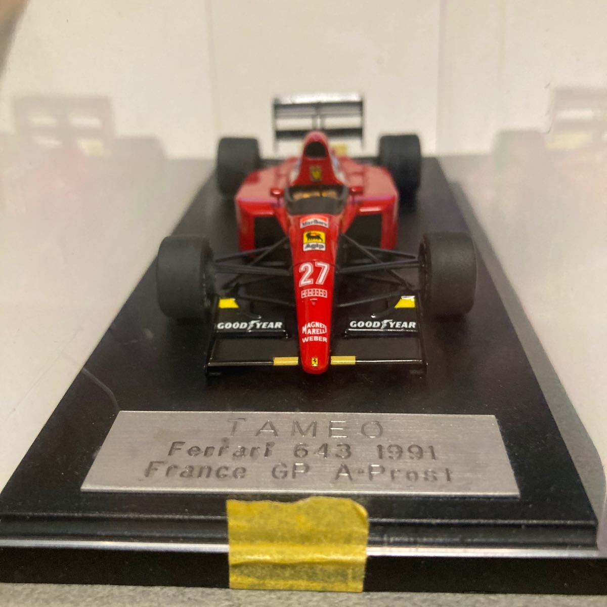 本物新品保証】 Tameo 1/43 フェラーリ 643 1991 FranceGp. A.Prost