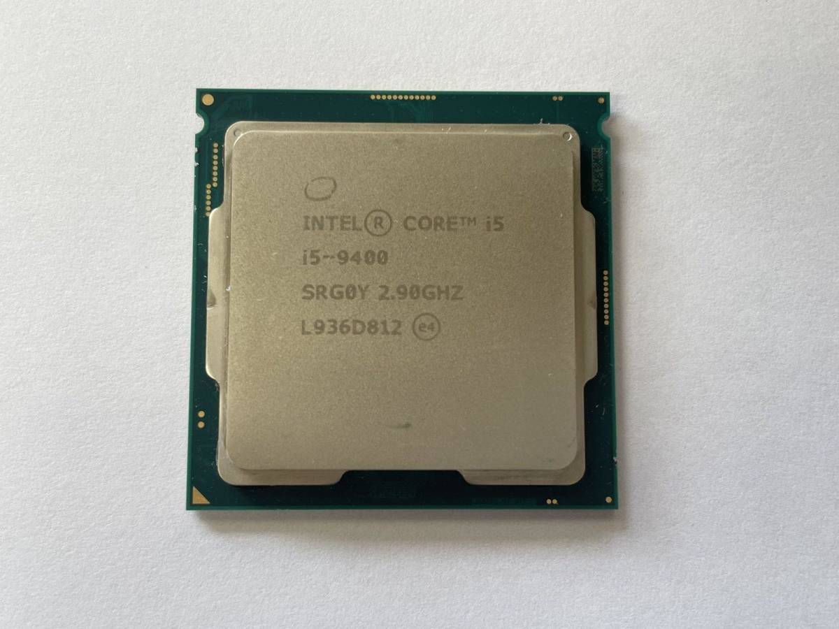 Intel Core-i5 9400/ 2.90GHz SRG0Y CPU、中古動作品