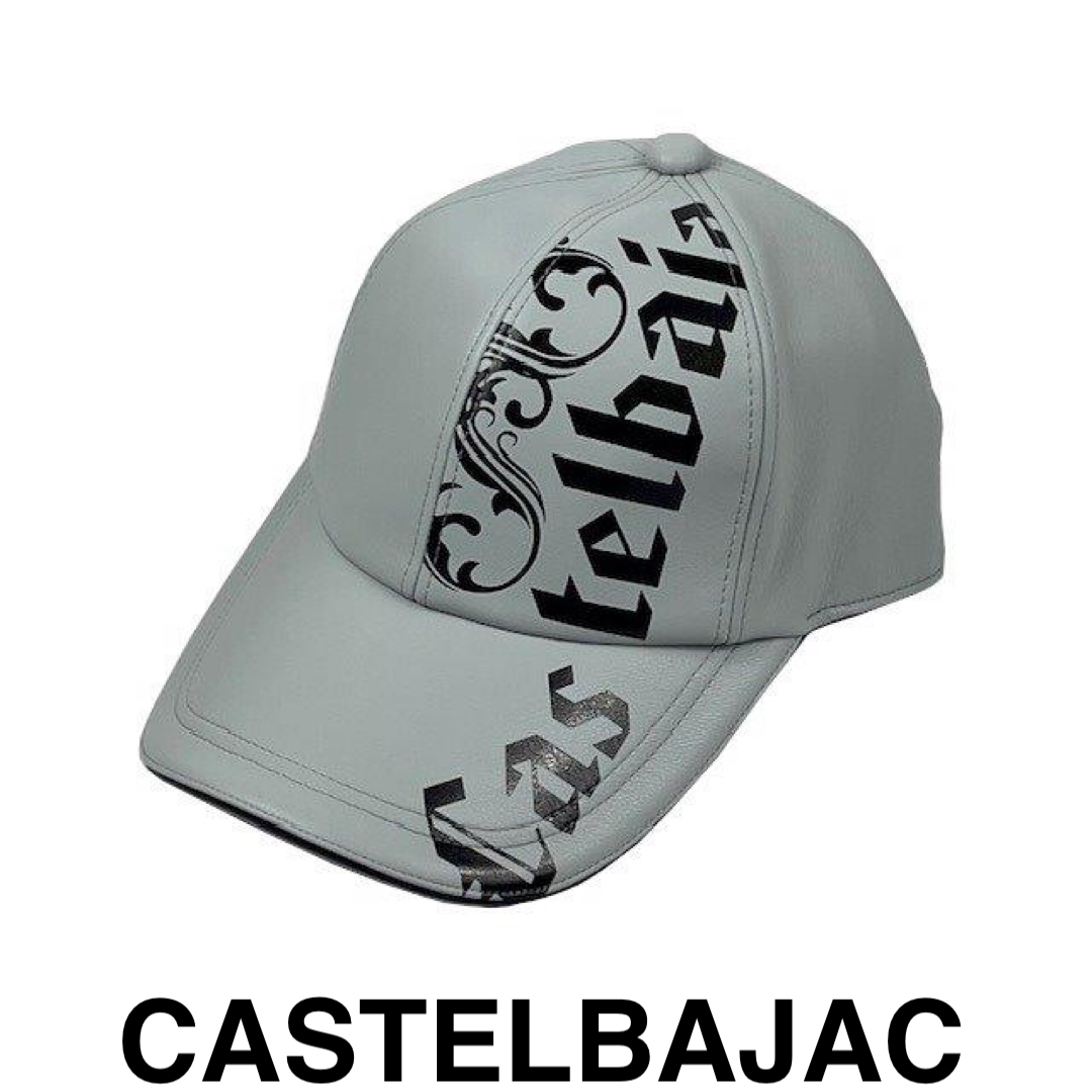 カステルバジャック　CASTELBAJAC　カジュアルキャップ　合成皮革　メンズキャップ　7233391155-2　グレー