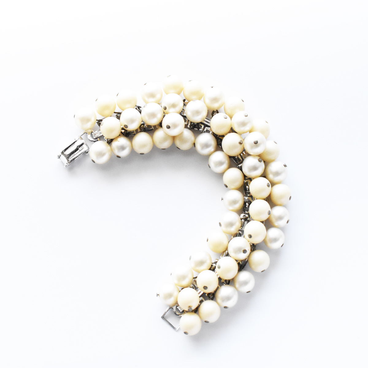 Vintage 1960s' pearl　bracelet　made in JAPAN_画像1