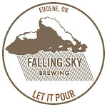 ◇ 激レア USA入手 アメリカ企業モノ オレゴン州ユージーン 地ビール会社 【FALLING SKY BREWING】 丸型 ロゴステッカー ◇_画像5