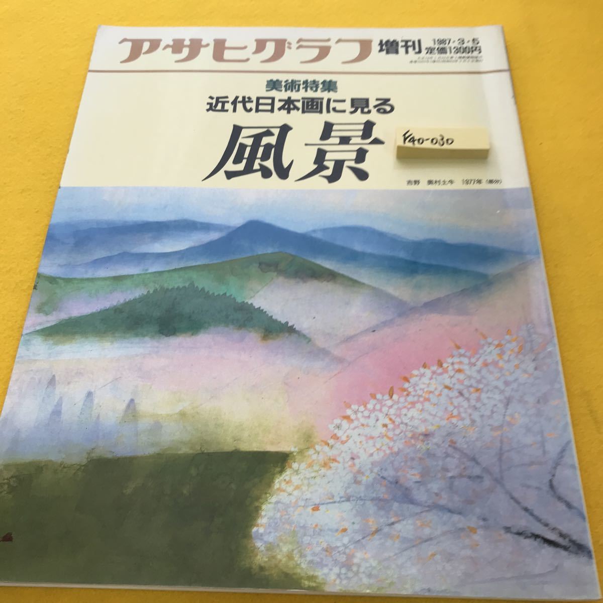 正規逆輸入品】 F40-030 アサヒグラフ 朝日新聞社 近代日本画に見る