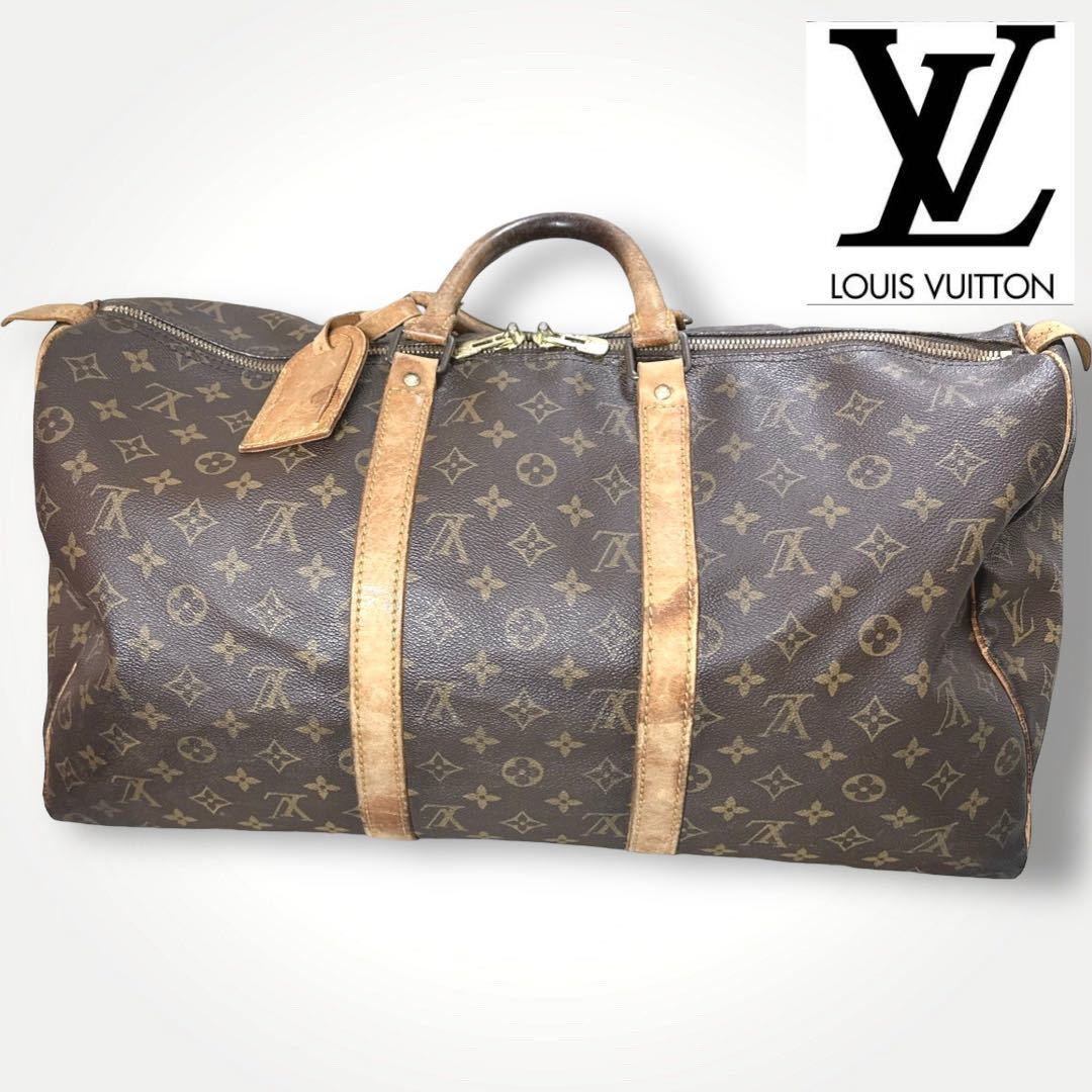 定価37万円】1円 LOUIS VUITTON ルイヴィトン キーポル 50 バンド