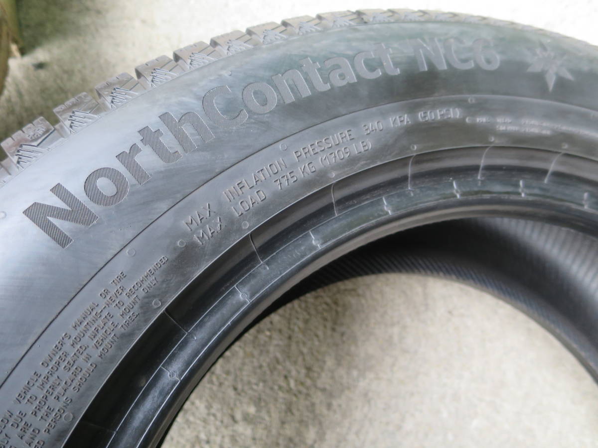 19年製 215/60R16 99T ◆CONTINENTAL NORTH CONTACT NC6◆ 4本 B68 スタッドレス_画像9