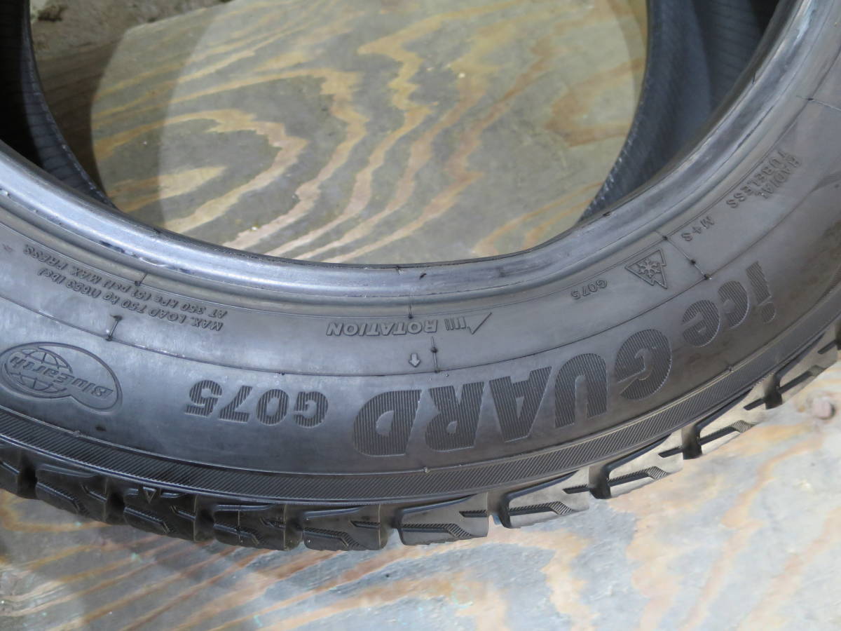 225/55R18 98Q ◆ヨコハマ ICE GUARD GO75◆ 4本 B235 スタッドレス_画像9