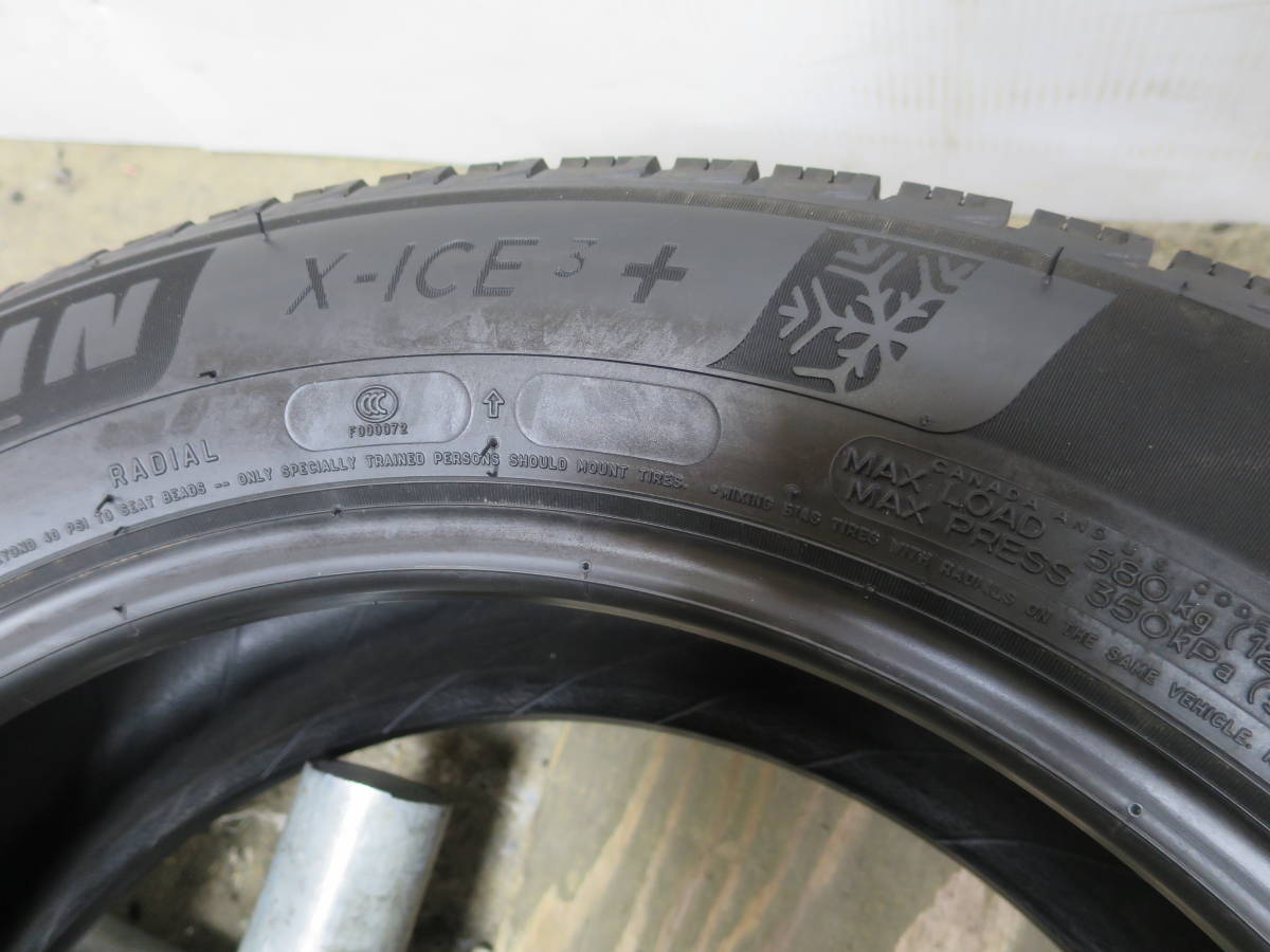 19年製美品 195/60R16 89H ◆ミシュラン X-ICE 3+◆ 4本 B619 スタッドレス_画像8