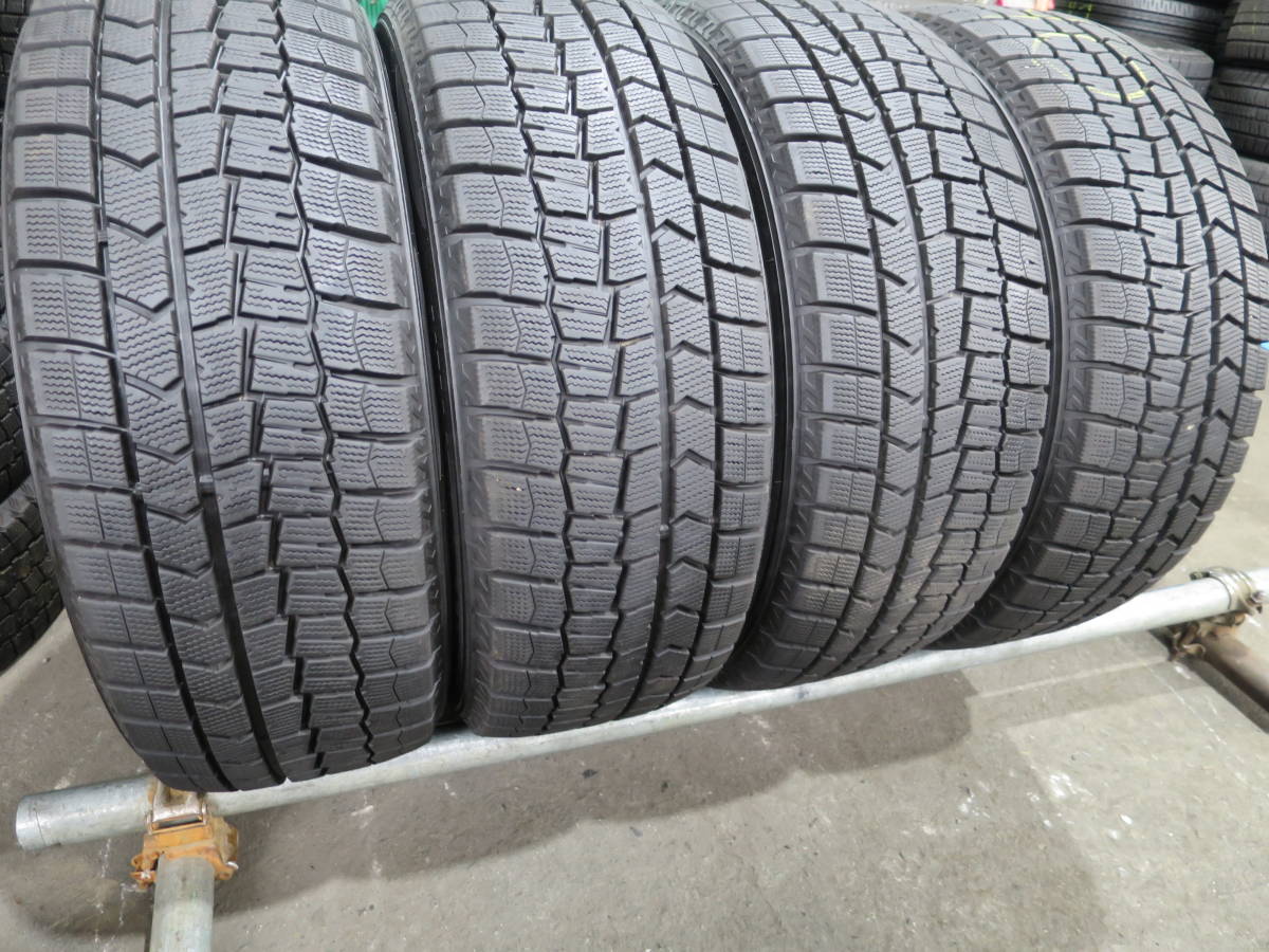 20年製美品 215/55R17 94Q ◆ダンロップ WINTER MAXX WM02◆ 4本 B764 スタッドレス_画像1