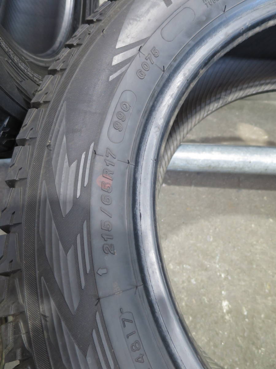 バリ山 215/65R17 99Q ◆ヨコハマ ICE GUARD GO75◆ 4本 B696 スタッドレス_画像10