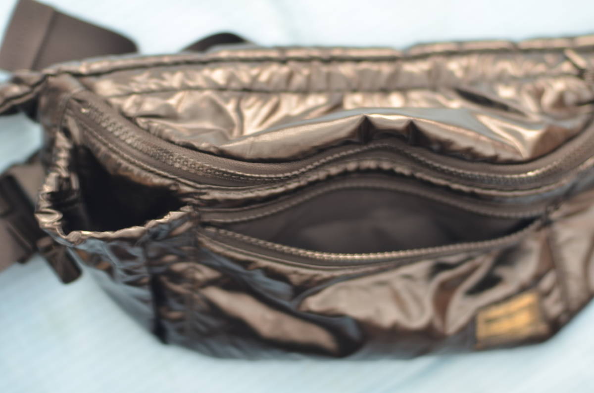 ☆ ポーター シーレ ウエストバッグ (S) ボディバッグ 吉田カバン PORTER CIRE WAIST BAG (S) 斜めがけ 軽量 ◇ 中古 ☆_画像7